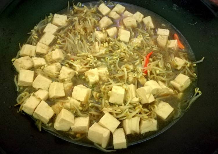 Oseng Tahu Kecambah