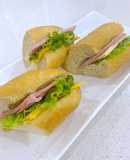 Baguette Ham Sandwich