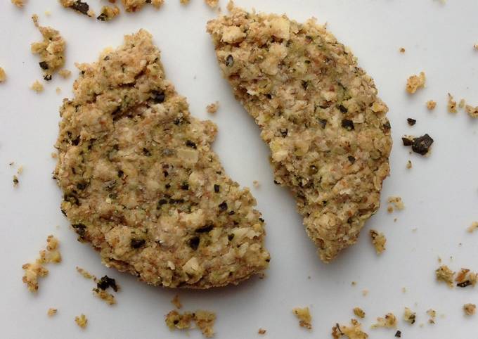 Crispy kale oatcakes - makes approx 8 medium