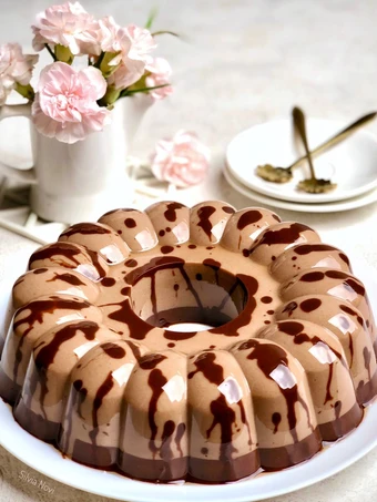 Cara Gampang Membuat Resep Chocolate Marble Pudding yang  Bikin Ketagihan Anti Ribet, Menggugah Selera