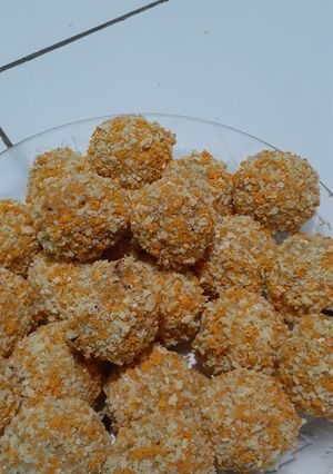 Foto resep Bola bola pisang coklat keju