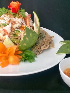 Hình của món Gỏi Bưởi.