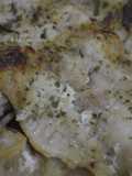 Merluza al horno con hinojo y manzana verde
