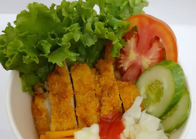 Chicken Katsu Salad Hokben