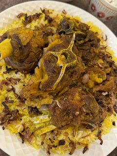 صورة لوصفة رز مندي باللحم 🥩