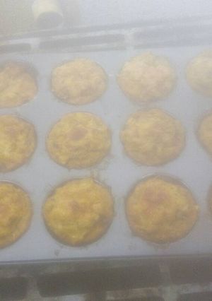 Una foto de Cupcake de vegetales con pollo