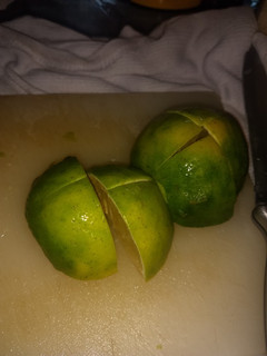 Una foto de Agua Fresca de Lima barata y sencilla