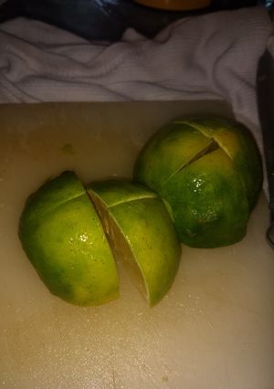 Una foto de Agua Fresca de Lima barata y sencilla