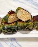 Lemper Ayam - Steamed Glutinous Rice with Spiced Chicken Floss