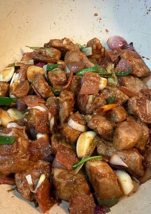 Foto resep Garlic butter Pork (Babi non halal)