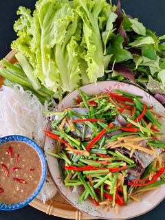 Hình của món Cá ngừ hấp.