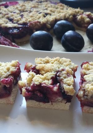 Szilvás morzsasüti recept fotója