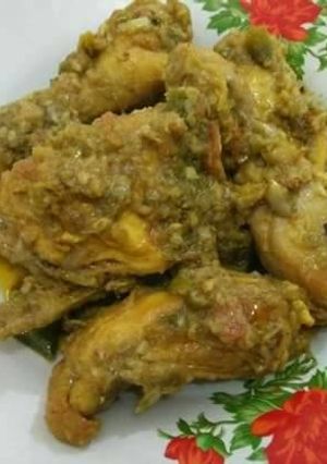 Foto resep Ayam sambal hijau