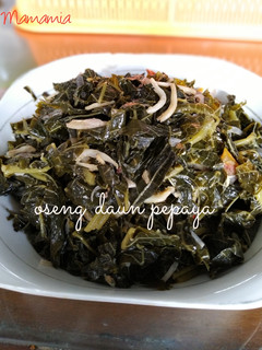 Foto resep Oseng daun pepaya tanpa pahit