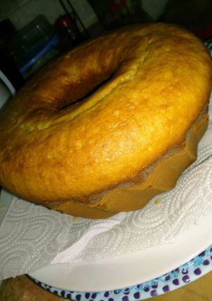 صورة لوصفة كيكة بنكهة عصير البرتقال 🍰 اول تجاربي الناجحة