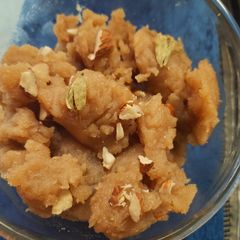 Wheat flour Halwa A picture of Wheat flour Halwa.