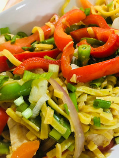A picture of Vegetables noodles.