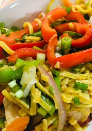 A picture of Vegetables noodles.