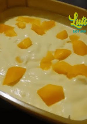 A picture of Mango ice crem.