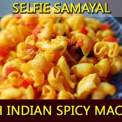 A picture of South Indian Spicy Macaroni.