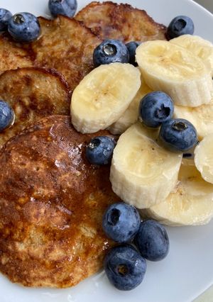 Hình của món Pancake yến mạch.
