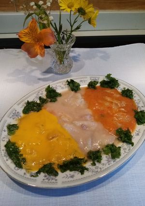 Una foto de Tiradito Tricolor