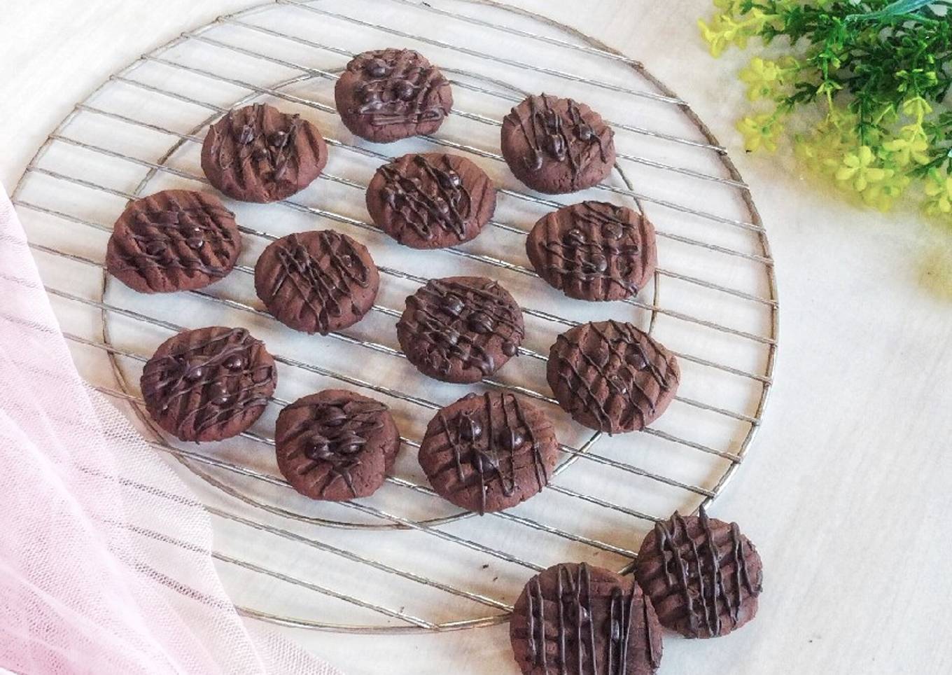 Resep 438. Double Chocolate Cookies Glutten Free no oven, Bisa Manjain
Lidah