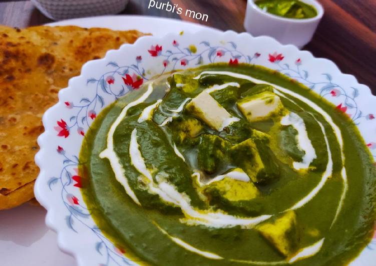 Recipe of Award-winning Palak paner