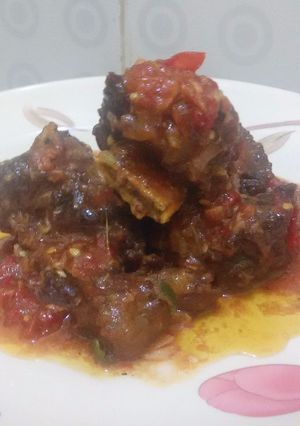 Foto resep Iga penyet sambel