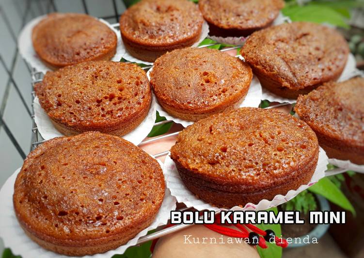 Resep Bolu karamel mini yang Lezat