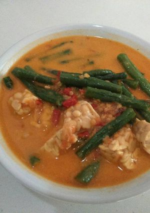Foto resep Gulai kacang panjang dan tempe