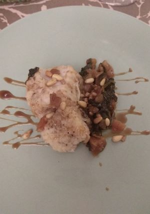 Una foto de Bacalao a la manresana