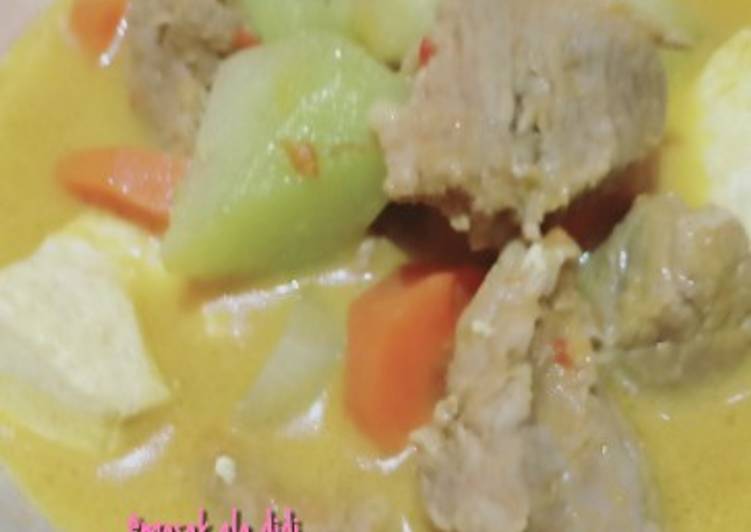 Gule Sayur Daging ala Didi