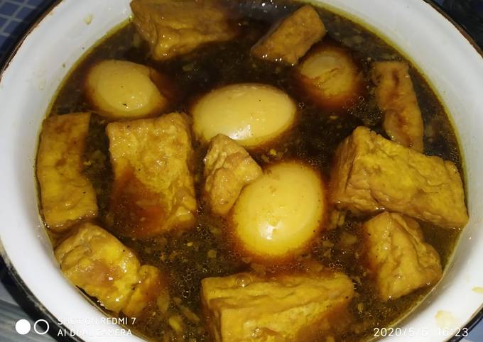 Semur telur tahu