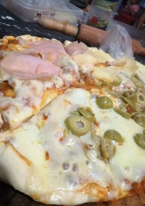 Una foto de Pizza casera fácil