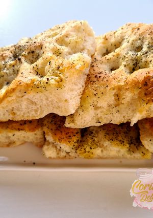 O poză a rețetei Focaccia genoveza.