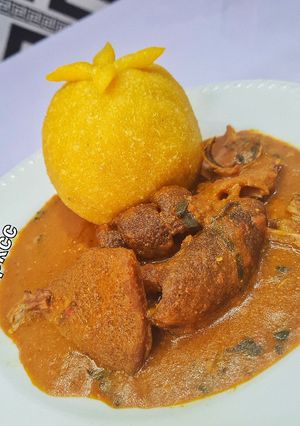 A picture of Ogbono soup.