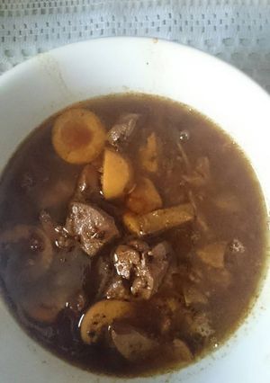 Foto resep Semur hati telur puyuh kentang (mpasi 14m)