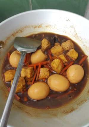 Foto resep Semur telur tahu wortel