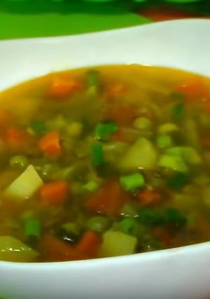 صورة لوصفة شوربة خضار