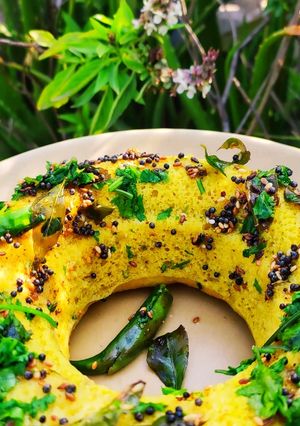A picture of Soft & Spongy Instant Dhokla.