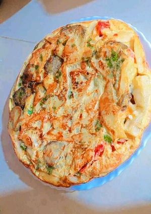 صورة لوصفة شكشوكة بطاطا وباذنجان