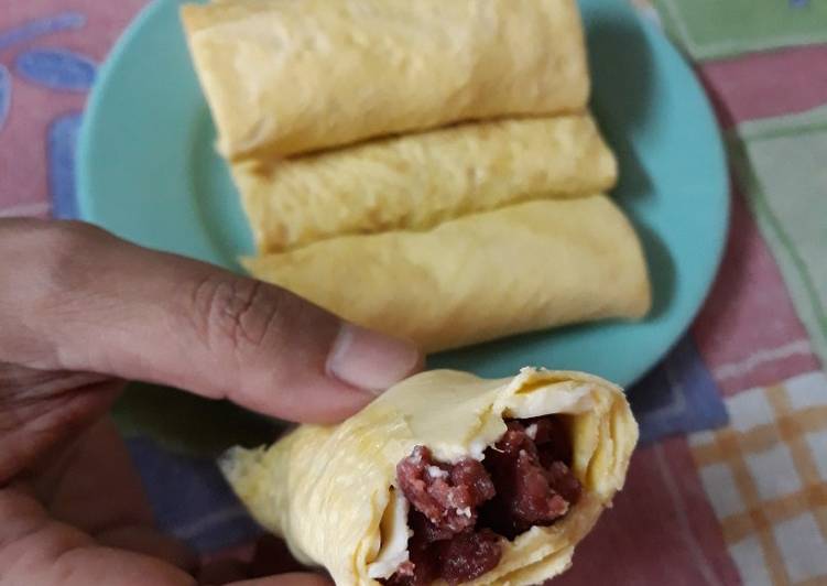 Risol isi daging kebab keto