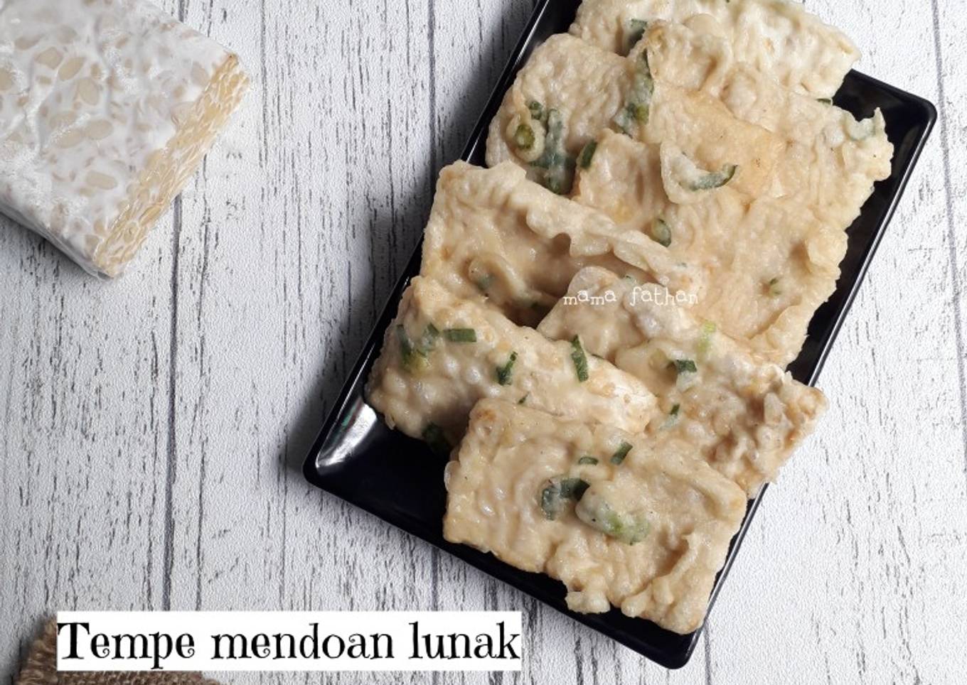 Tempe mendoan lunak