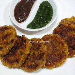 A picture of Drumstick Flower Kebabs.