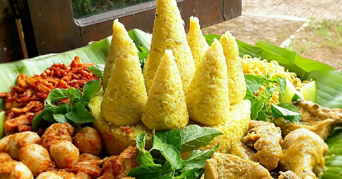 142 resep cara  menghias  tumpeng  enak dan sederhana  Cookpad