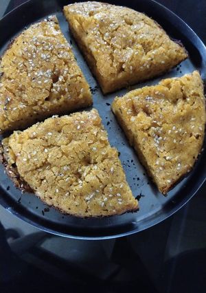 A picture of Sooji besan pancake.
