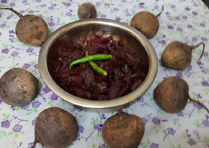 Kerala style beetroot pickle