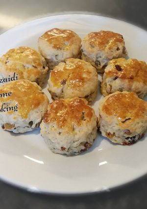A picture of 🍇🍊🥞Fruit Scones🥞🍊🍇.