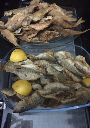 A picture of Egyptian fried fish.